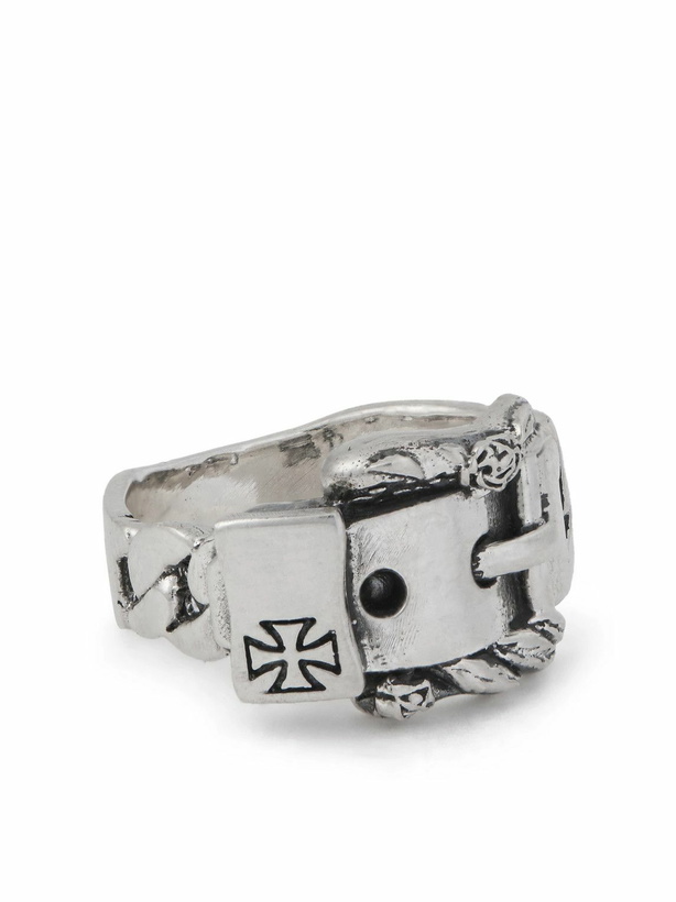 Photo: Enfants Riches Déprimés - Buckle Sterling Silver Ring - Silver