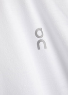 ON Train-t Logo Cropped Jersey T-shirt White
