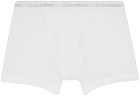 Calvin Klein Underwear Three-Pack White Classic Boxer Briefs
