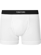 TOM FORD - Stretch-Cotton Boxer Briefs - White