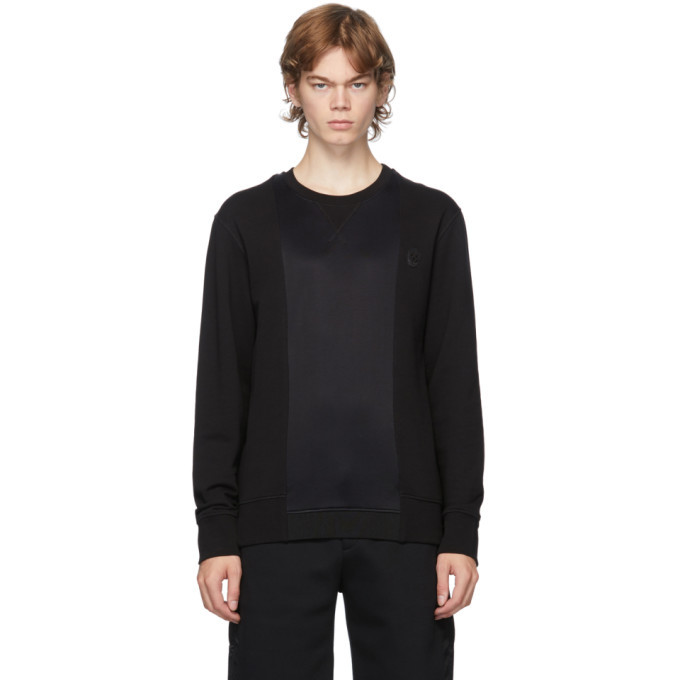 Photo: Alexander McQueen Black Hybrid Logo Sweatshirt