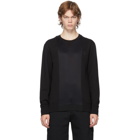 Alexander McQueen Black Hybrid Logo Sweatshirt