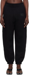alexanderwang.t Black Puff Logo Sweatpants