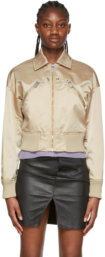 Photo: 1017 ALYX 9SM Beige Luna Bomber Jacket