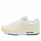 Nike Women's W Air Max 1 Sneakers in Alabaster/White/Black