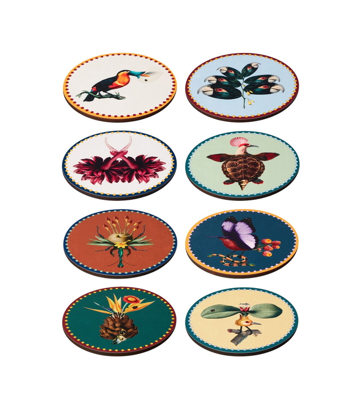 Photo: La DoubleJ Fantastic Creatures set of 8 coasters