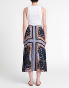 Maje Womens Midi skirt in Navy