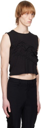 PONDER.ER Black Twisted Tank Top