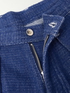 Story mfg. - Lush Wide-Leg Pleated Organic Jeans - Blue
