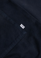 Wax London Tapered Cotton-twill Trousers Navy