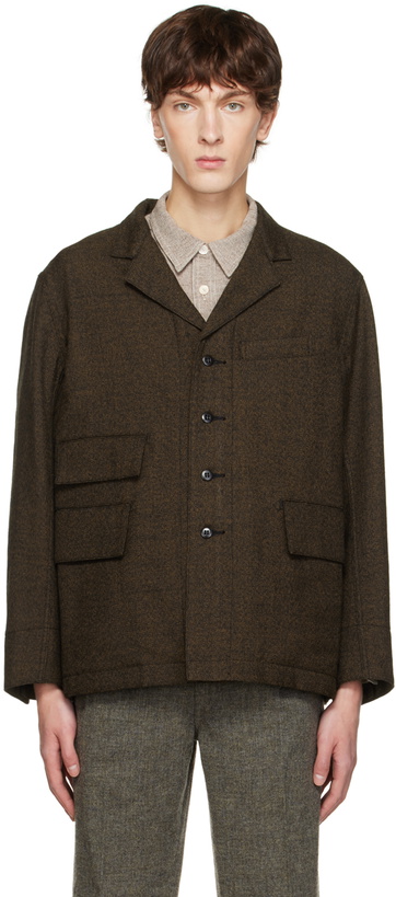 Photo: Taiga Takahashi Black & Brown Sack Blazer