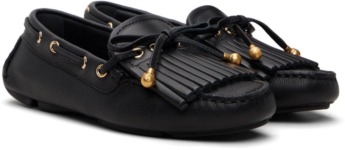 Jimmy Choo Black Manon F Loafers