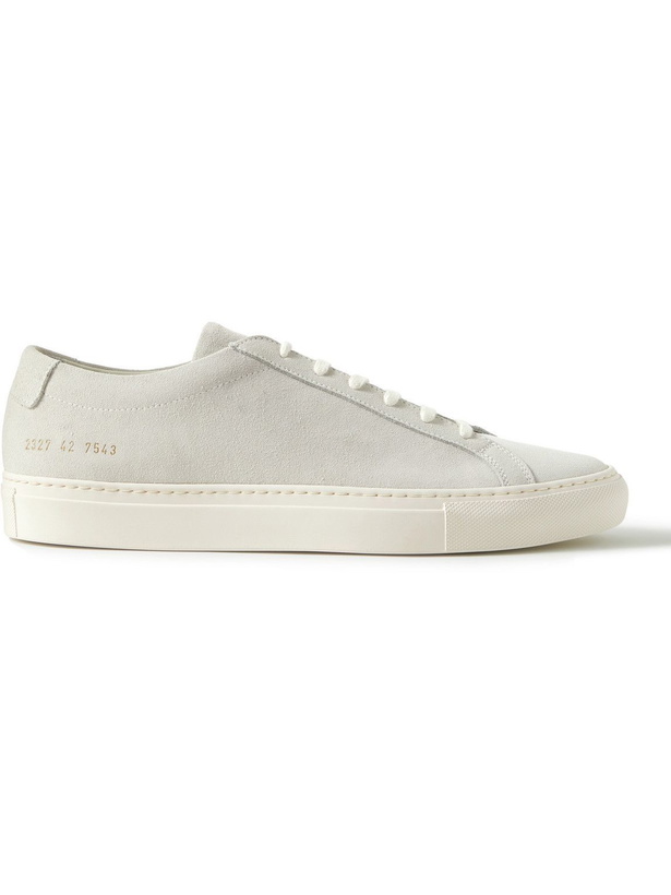 Photo: Common Projects - Achilles Suede Sneakers - Gray