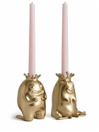 L'OBJET - Haas King & Queen Set Of 2 Candlesticks