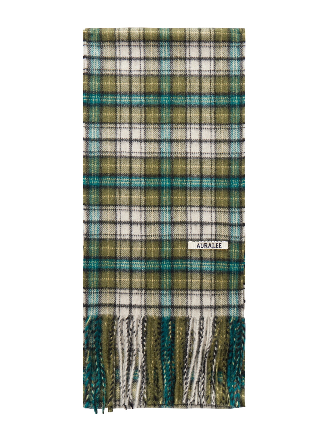 AURALEE Black Baby Cashmere Long Stole Scarf Auralee