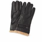 Barbour Men's Leather Utility Glove in Brown