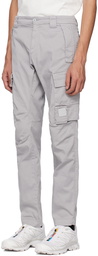 C.P. Company Gray Garment-Dyed Cargo Pants