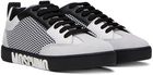 Moschino White & Black Side Logo Sneakers