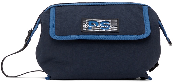 Photo: PS by Paul Smith Navy Logo Pouch