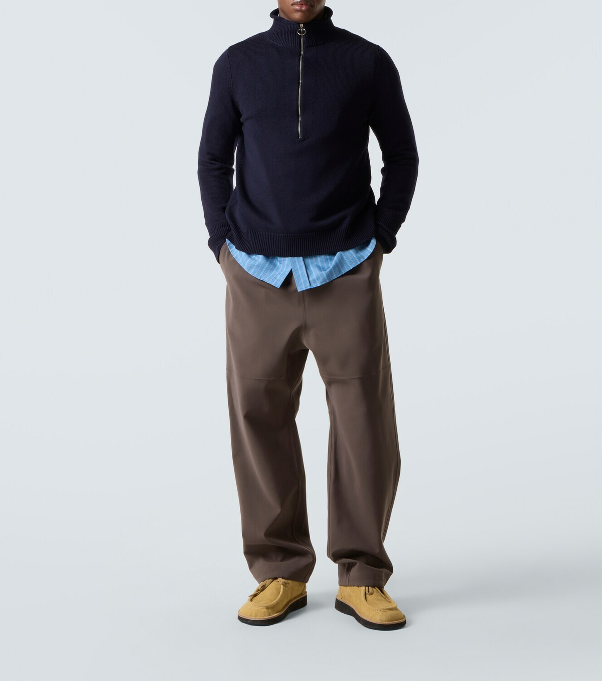 Plan C Wool turtleneck sweater