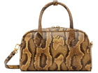 AMIRI Brown Python MA Bowling Bag