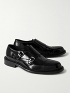 Mr P. - Patent-Leather Monk-Strap Shoes - Black