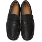 Acne Studios Black Leather Balen Loafers