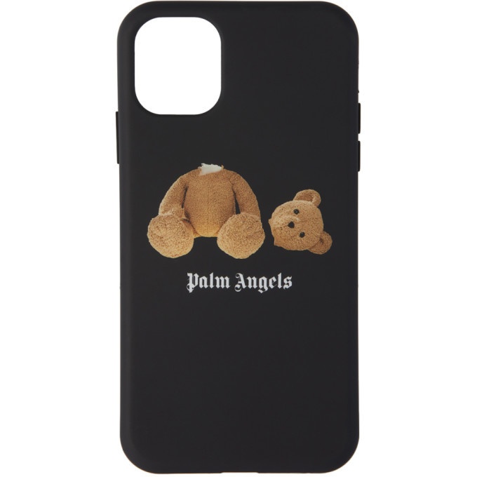 Photo: Palm Angels Black and Brown Bear iPhone 11 Case