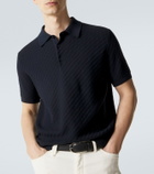 Brioni Cotton, silk, and cashmere polo shirt