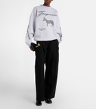 Jacquemus Ane embroidered cotton sweatshirt