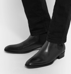 Saint Laurent - Polished-Leather Chelsea Boots - Black