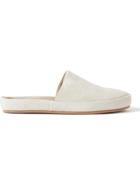 Mulo - Suede Slippers - Neutrals