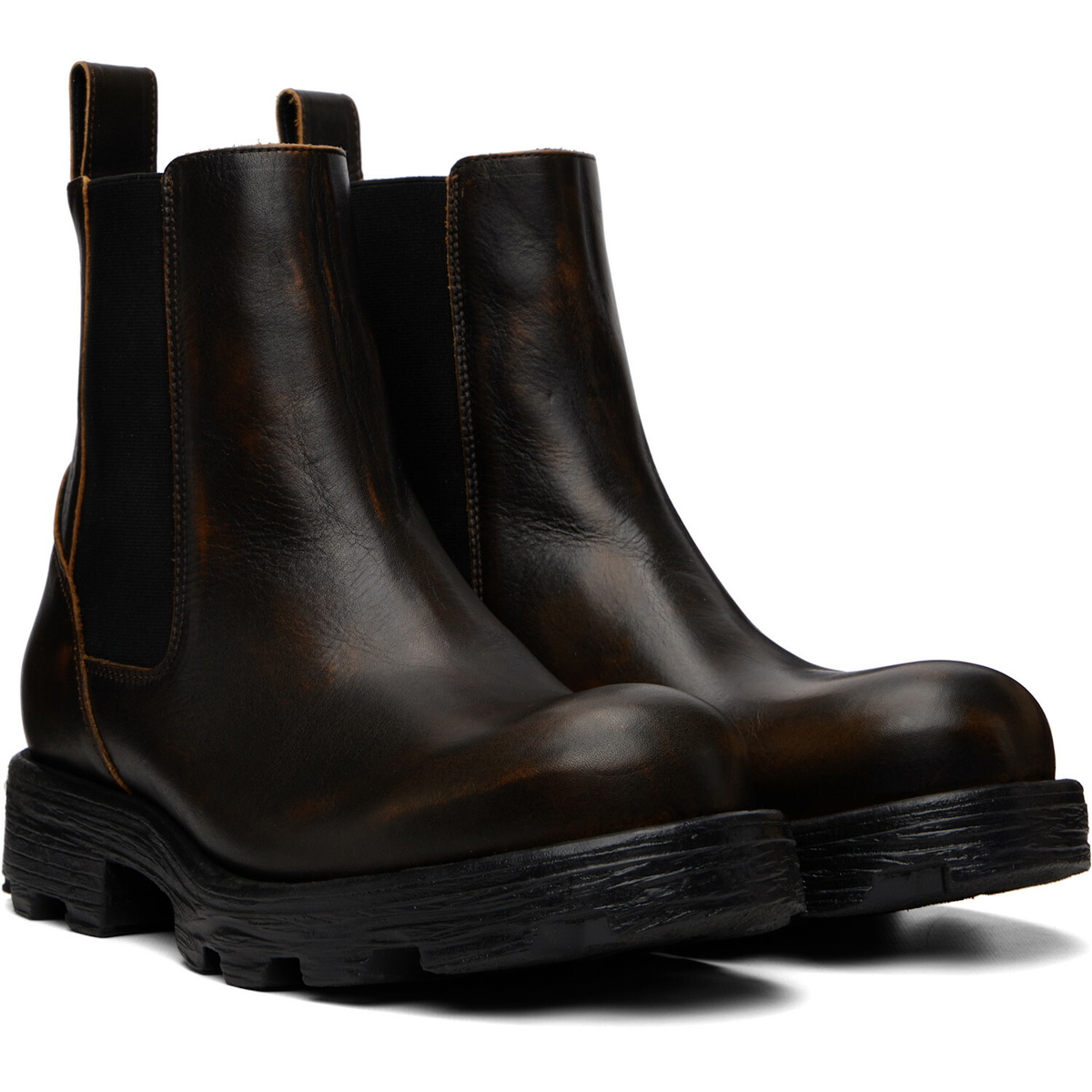 Diesel Brown D-Hammer-Chelsea Boots