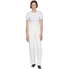 Lemaire White High Waisted Jeans