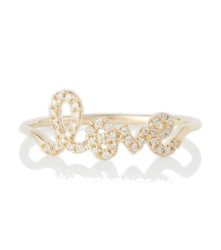 Photo: Sydney Evan 14kt gold ring with diamonds