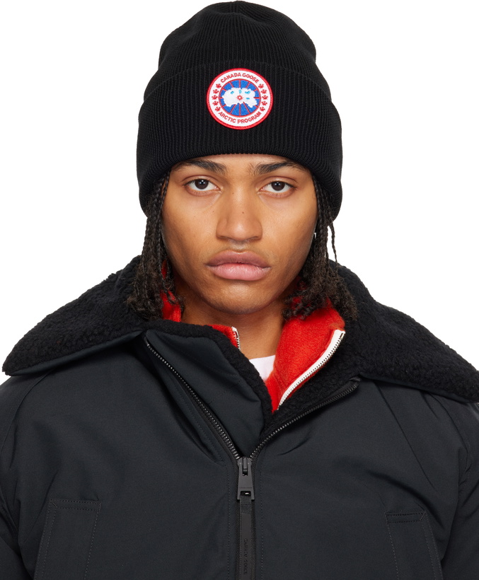 Photo: Canada Goose Black Arctic Beanie