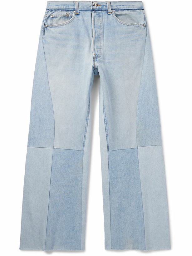Photo: READYMADE - Flared Patchwork Jeans - Blue