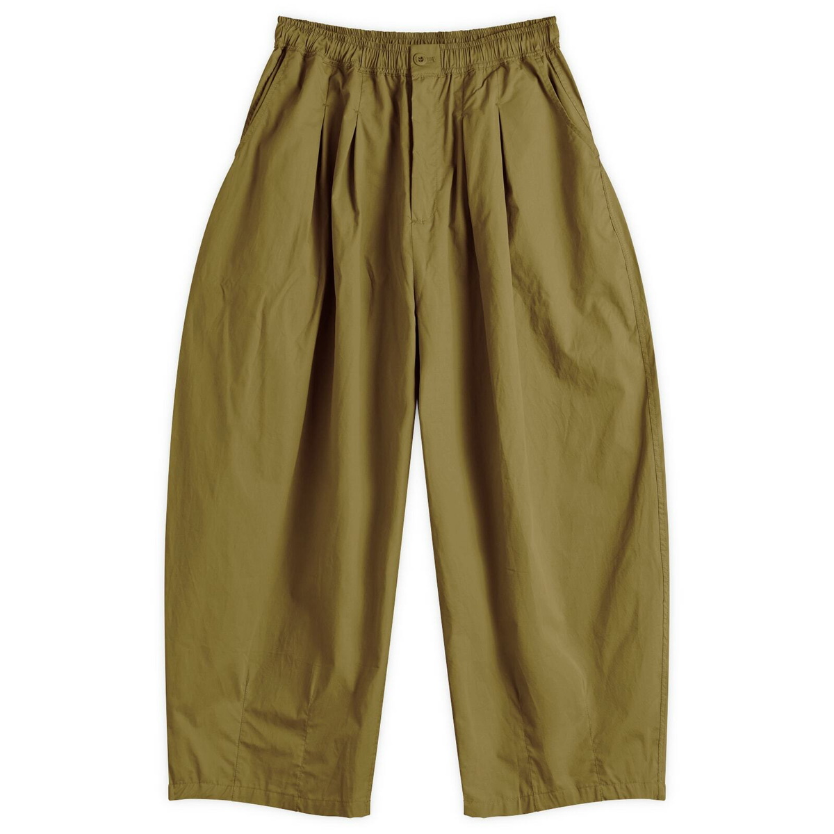 Anglan Men's Essential Easy Balloon Trousers in Khaki Anglan