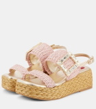 Roger Vivier Espa 60 raffia platform sandals