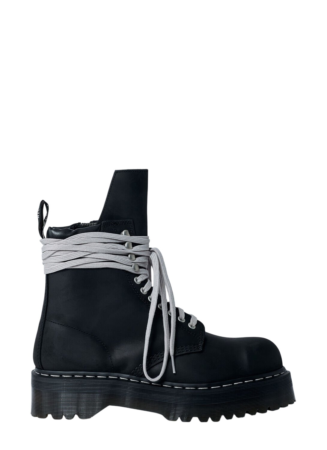 Rick Owens Black Tractor Zipped Boots Rick Owens