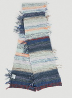 Knitted Striped Scarf in Multicolour