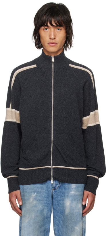 Photo: Gimaguas Black Pedro Zip Up Sweater