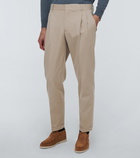 Loro Piana - City cotton and wool-blend pants