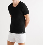 TOM FORD - Slim-Fit Stretch-Cotton Jersey T-Shirt - Black