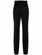 SAINT LAURENT - High Waist Wool Pants