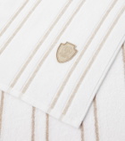 Brunello Cucinelli Striped cotton terry beach towel