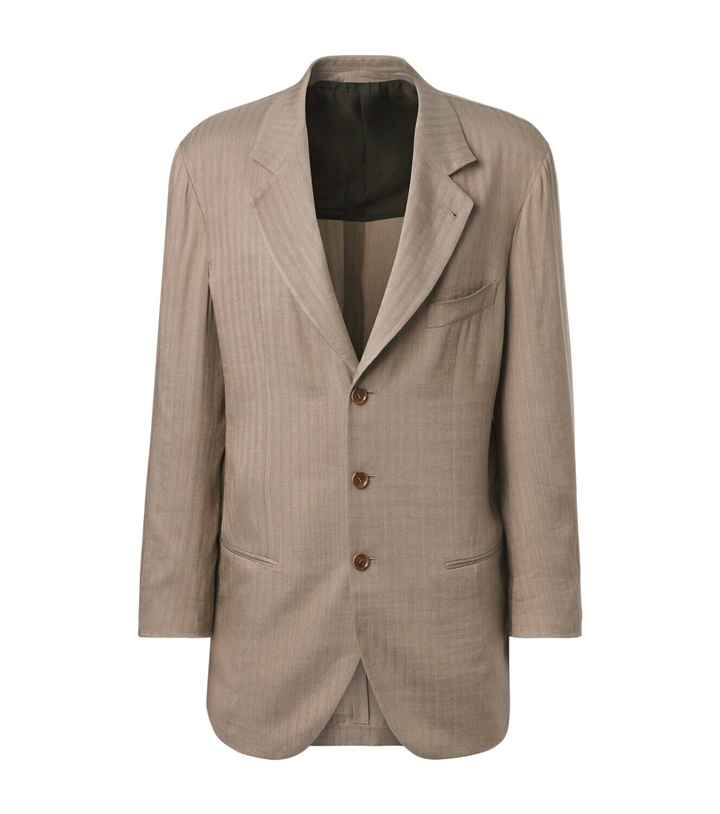 Photo: Giorgio Armani Herringbone blazer