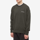 Norse Projects Men's Arne Logo Crew Sweat in Beech Green