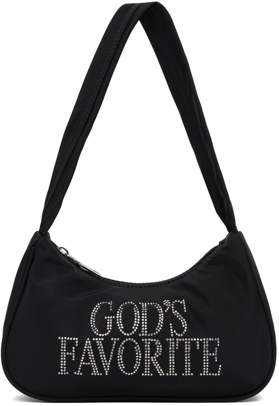 Photo: Praying Black 'God's Favorite' Rhinestone Bag