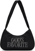 Praying Black 'God's Favorite' Rhinestone Bag